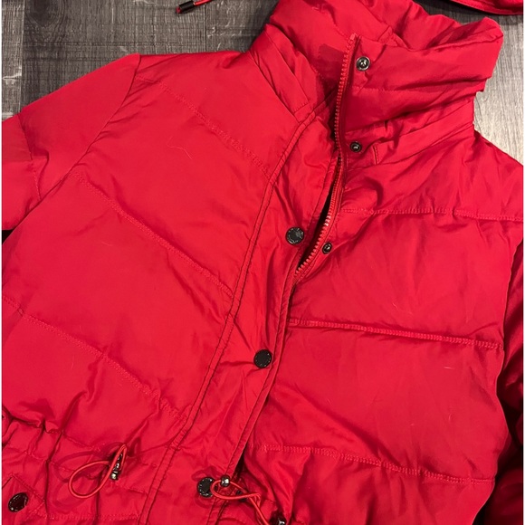 Red puffer jacket - Picture 2 of 3